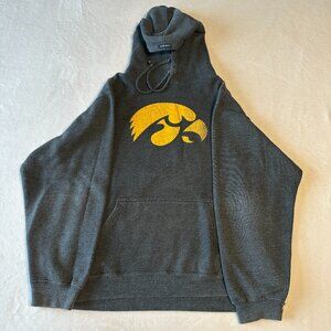 Iowa Hawkeye Hoodie Grey Gray XL